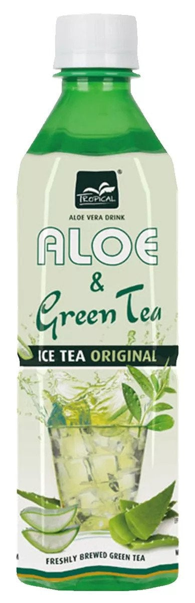 Tropischer Aloe Vera Eistee (ohne Zusatzstoffe) 500 ml