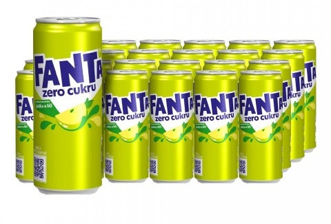 Fanta - Appel & Lychee Zero Sugar 330ml 24 Blikjes