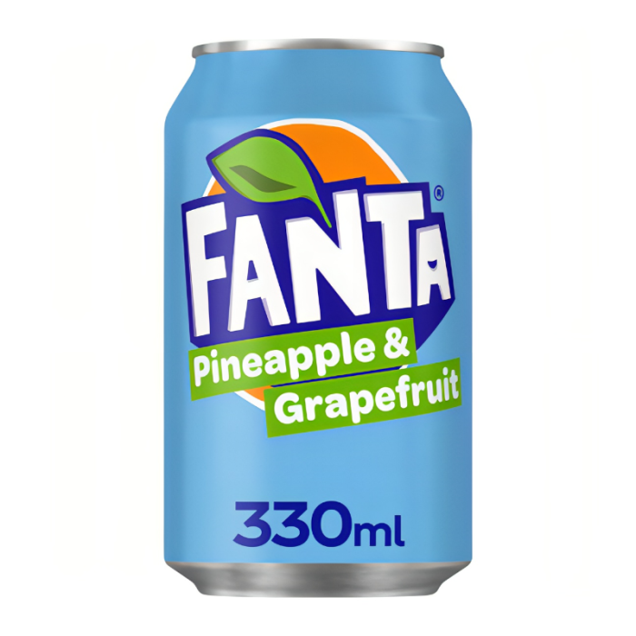 Fanta - Pineapple & Grapefruit 330ml 24 Canettes
