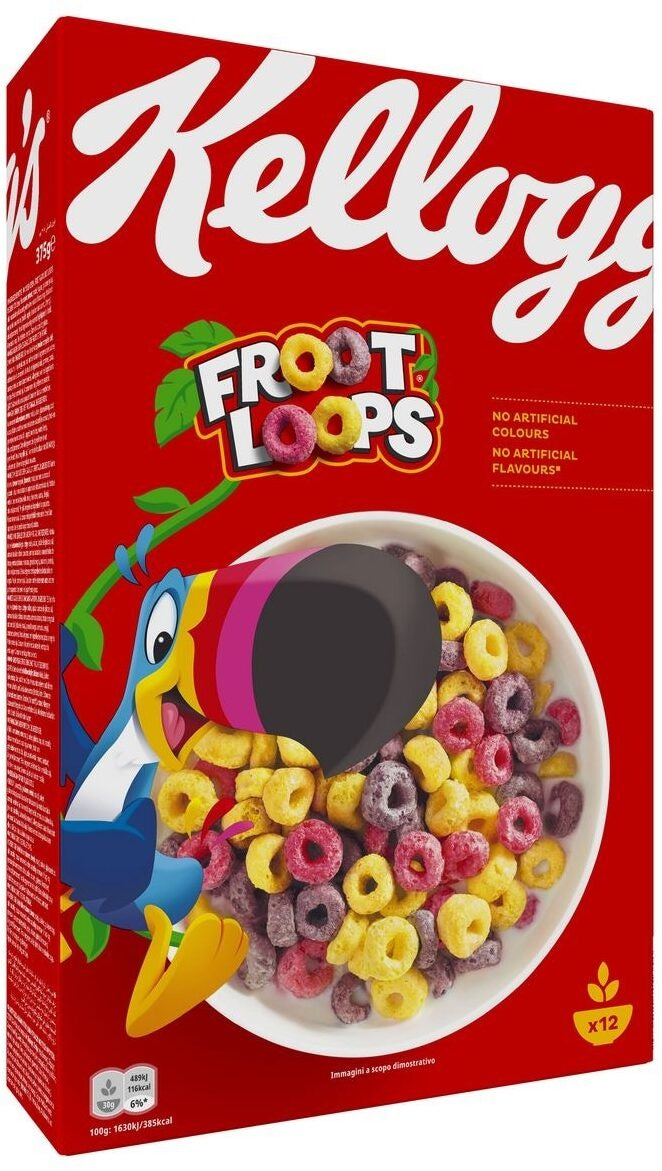 Kelloggs - Froot Loops 375 Gram
