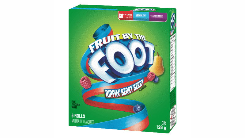 Fruit By The Foot Rippin'Berry Berry 128 Gram
