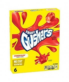 Fruit Gushers - Strawberry Splash 6 Beutel 136 Gramm