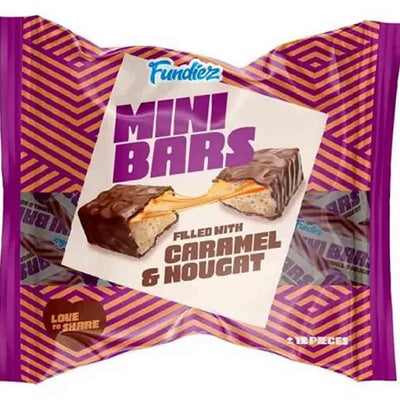 Fundiez - Mini Bars Caramel & Nougat 190 Gram