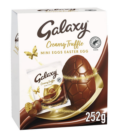 Galaxy - Mini œufs de Pâques XL à la truffe crémeuse 252 grammes