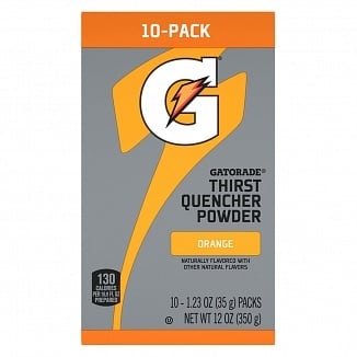 Gatorade – Durstlöscher-Pulver Orange, 35 Gramm, 10er-Packung