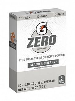 Gatorade - Zero Durstlöscherpulver Gletscherkirsche 10er-Packung
