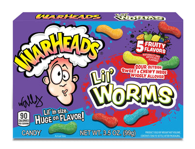 Warheads - Lil Worms Theater Box 99 Gramm
