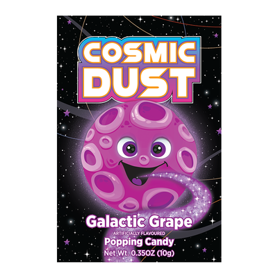Cosmic Dust - Grape Popping Candy 10 Gram 32 Pièces