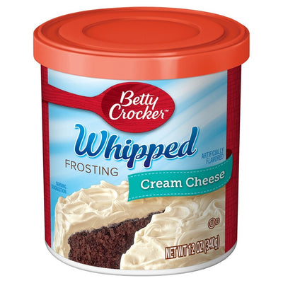 Glaçage au fromage frais fouetté Betty Crocker - 340 grammes