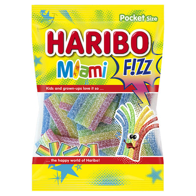 Haribo - Miami Fizz 80 grammes