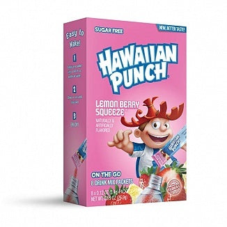 Hawaiian Punch – Getränkemischung für unterwegs, Zitrone-Beere-Geschmack, 27 Gramm