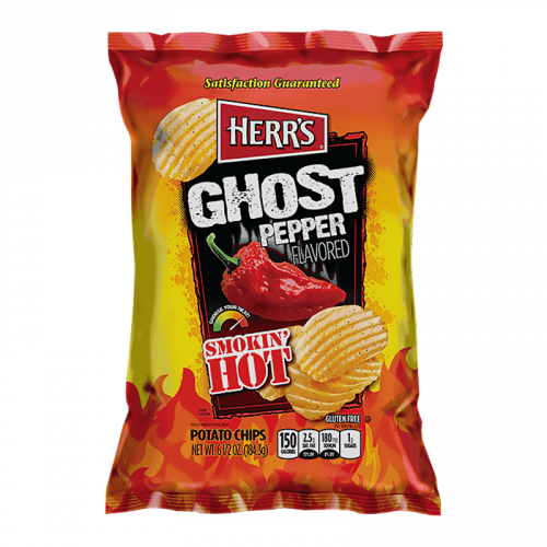 Herr's - Smokin' Hot Ghost Pepper Kartoffelchips 184,3 Gramm