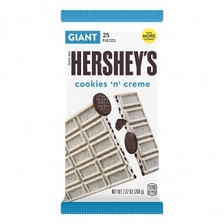 Hershey's - Barre géante Cookies 'n' Creme 209 grammes