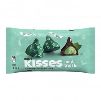 Hershey's - Kisses au chocolat noir et à la truffe à la menthe 198 grammes