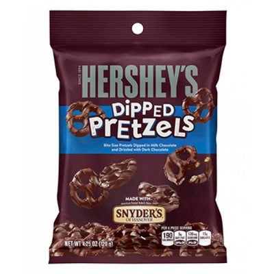 Bretzels enrobés de chocolat au lait Hershey's - 120 grammes