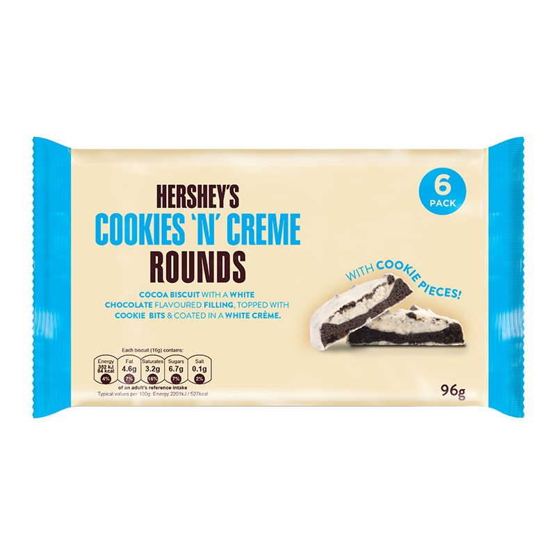 Hershey's - Cookies 'N' Crème Rounds 96 Gramm