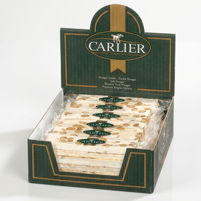 Carlier - Nougatriegel Vanille/Mandel 100 Gramm