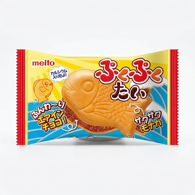 Meito - Puku Puku Tai Schokolade 16,5 Gramm