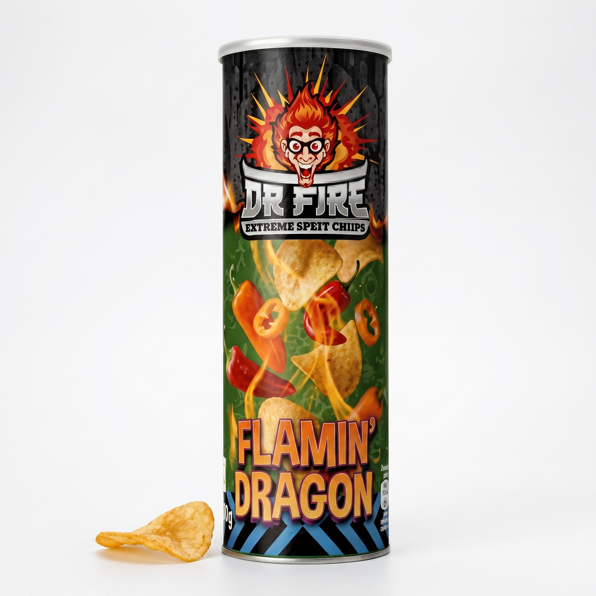 Dr. Fire - Crisps Flamin Dragon 80 Gram