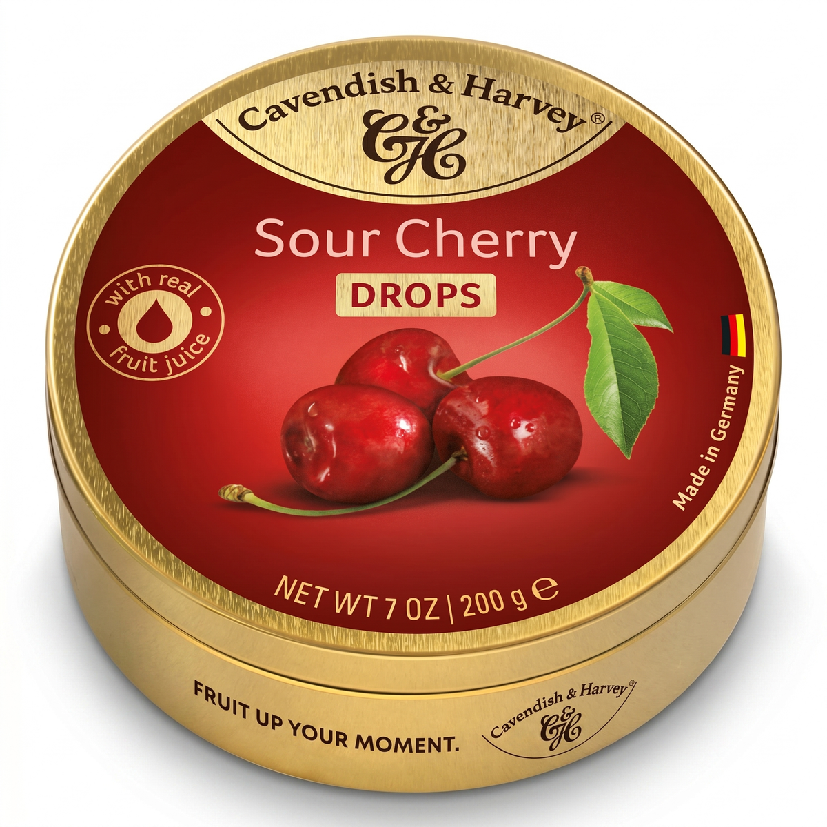 Cavendish & Harvey Sour Cherry Drops 200 Gram