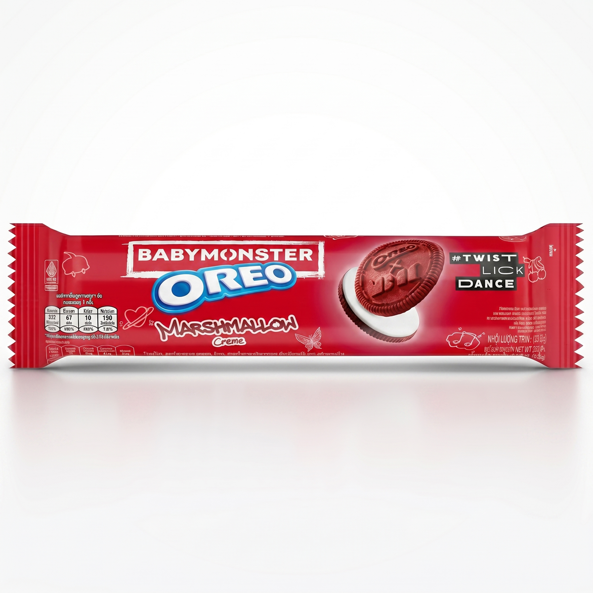 Oreo - Biscuit Sandwich Baby Marshmallow Asia 110,4 Gram