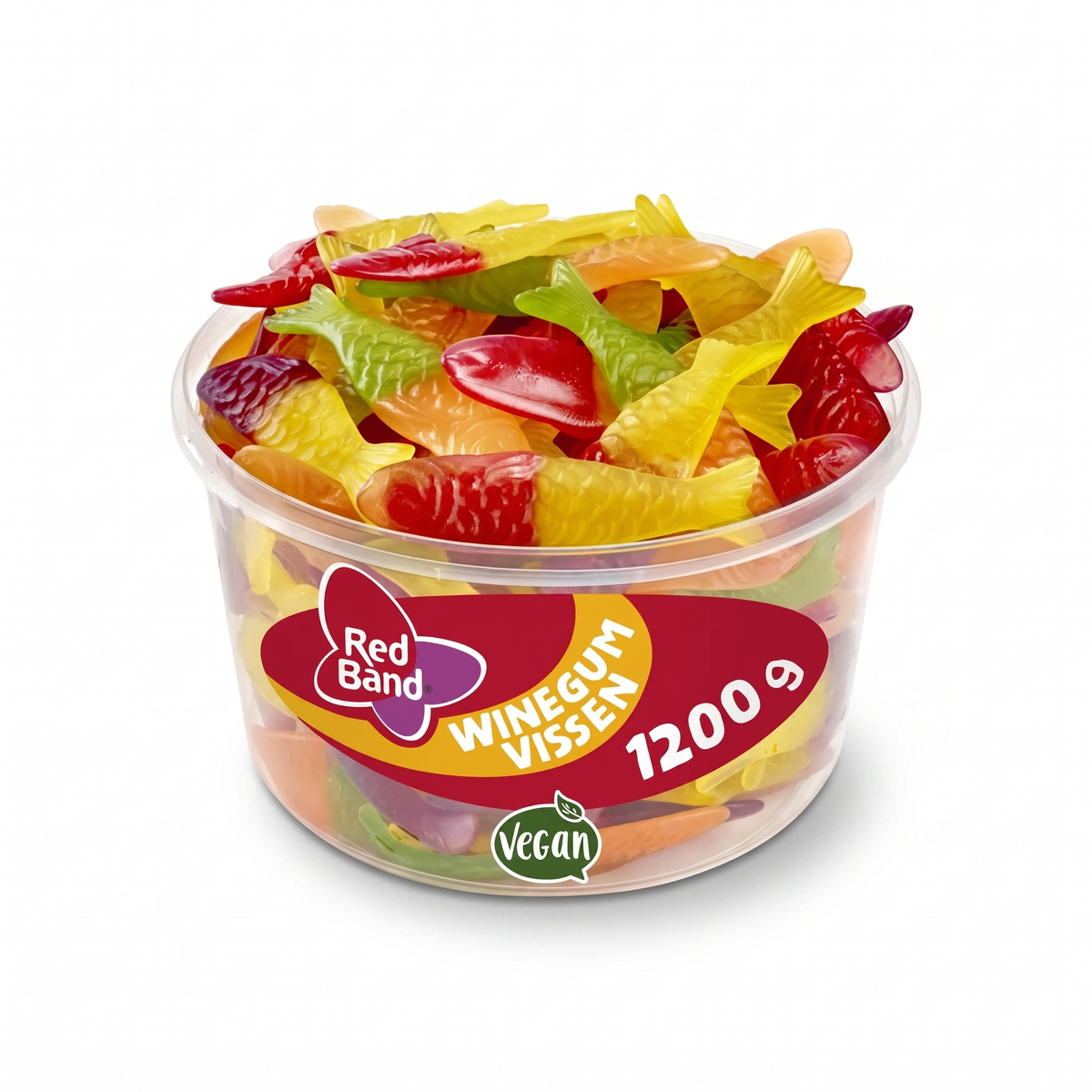 Red Band Silo Winegum Vissen 100 Stück 1200 Gram