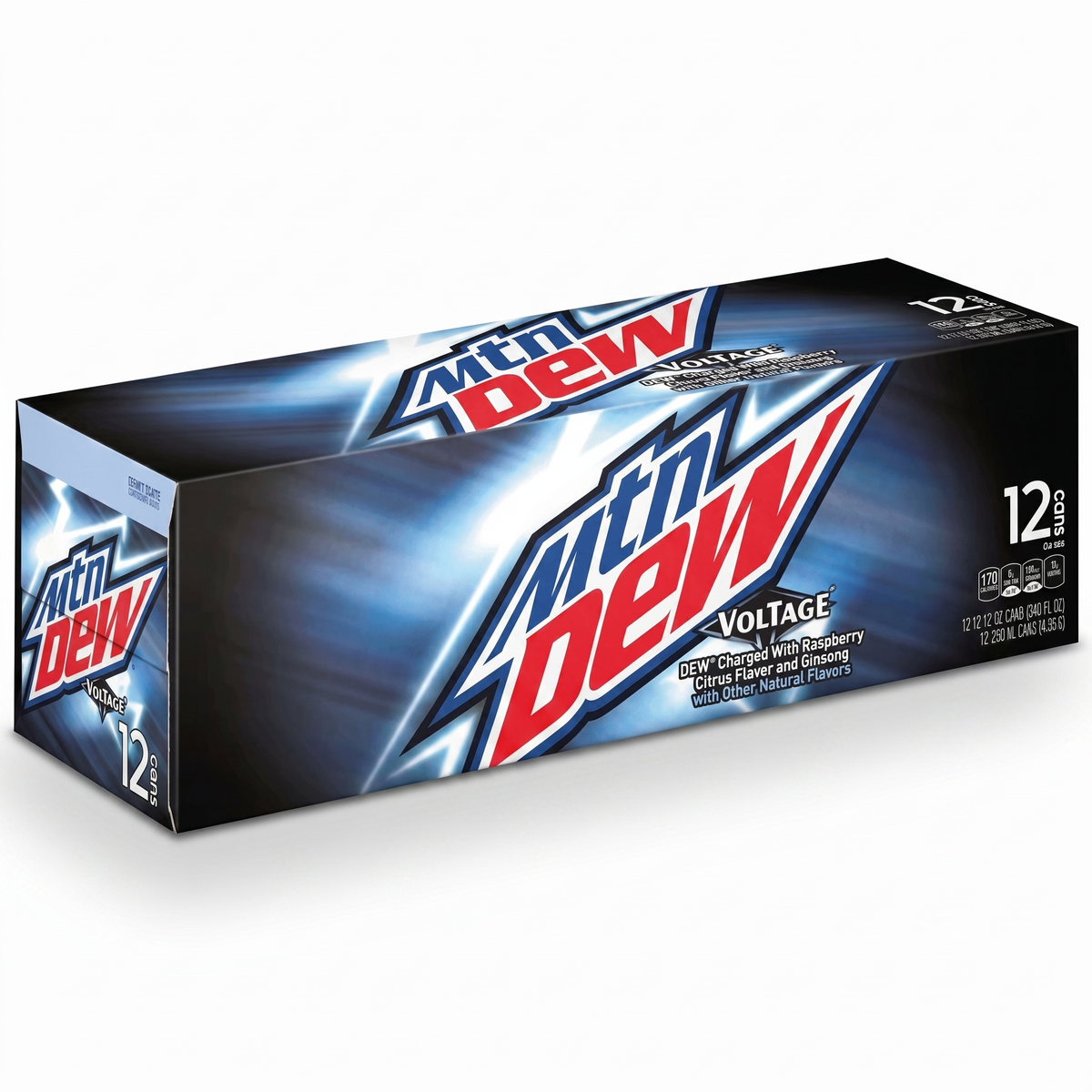 Mountain Dew - Voltage 355ml 12 Blikjes