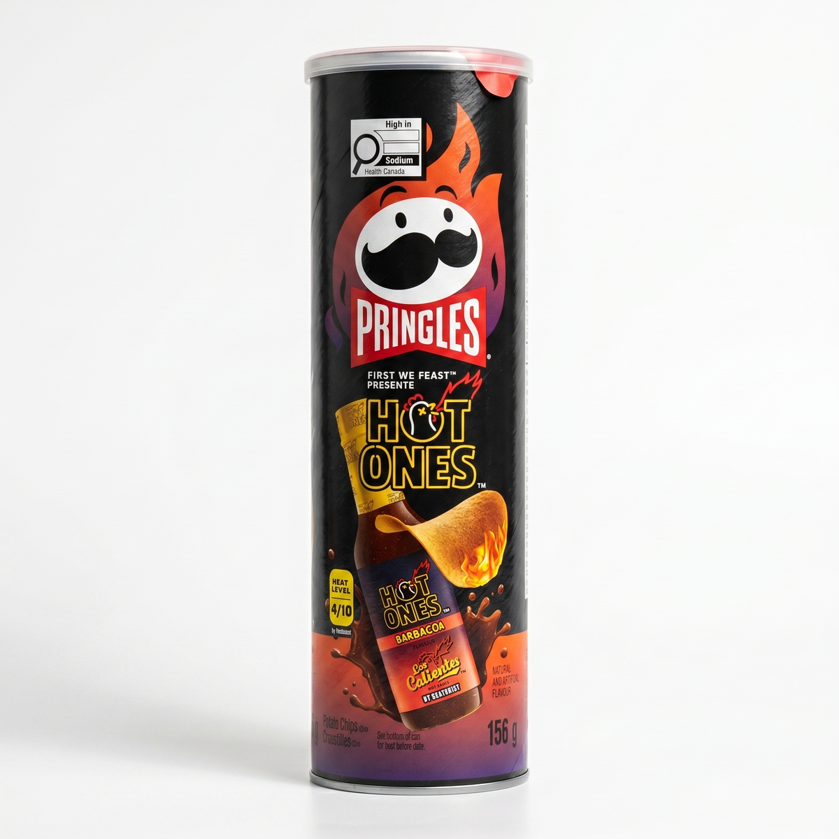 Pringles - Los Calientes Barbacoa 158 Gramm