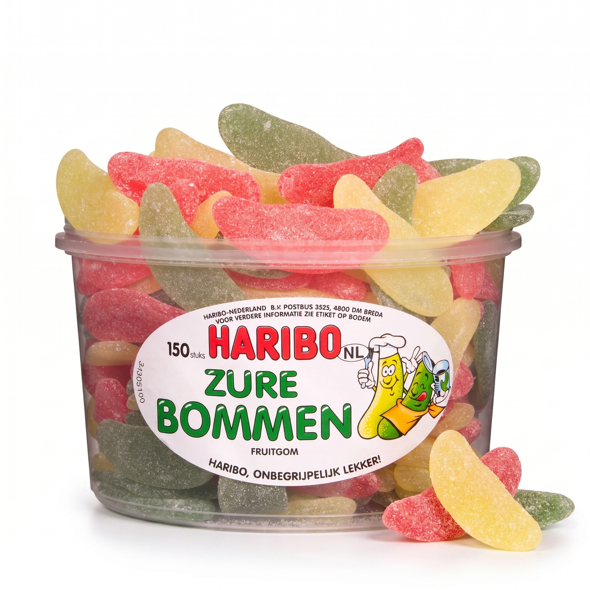 [DEAL] Haribo Silo Zure Bommen 150 Stuks 1350 Gram