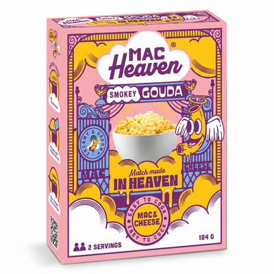Mac Heaven – Mac & Cheese mit geräuchertem Gouda, 184 Gramm