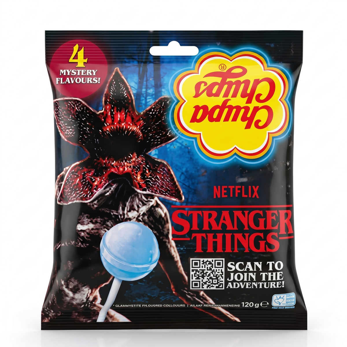 Chupa Chups - Stranger Things Up Side Down 120 Gram