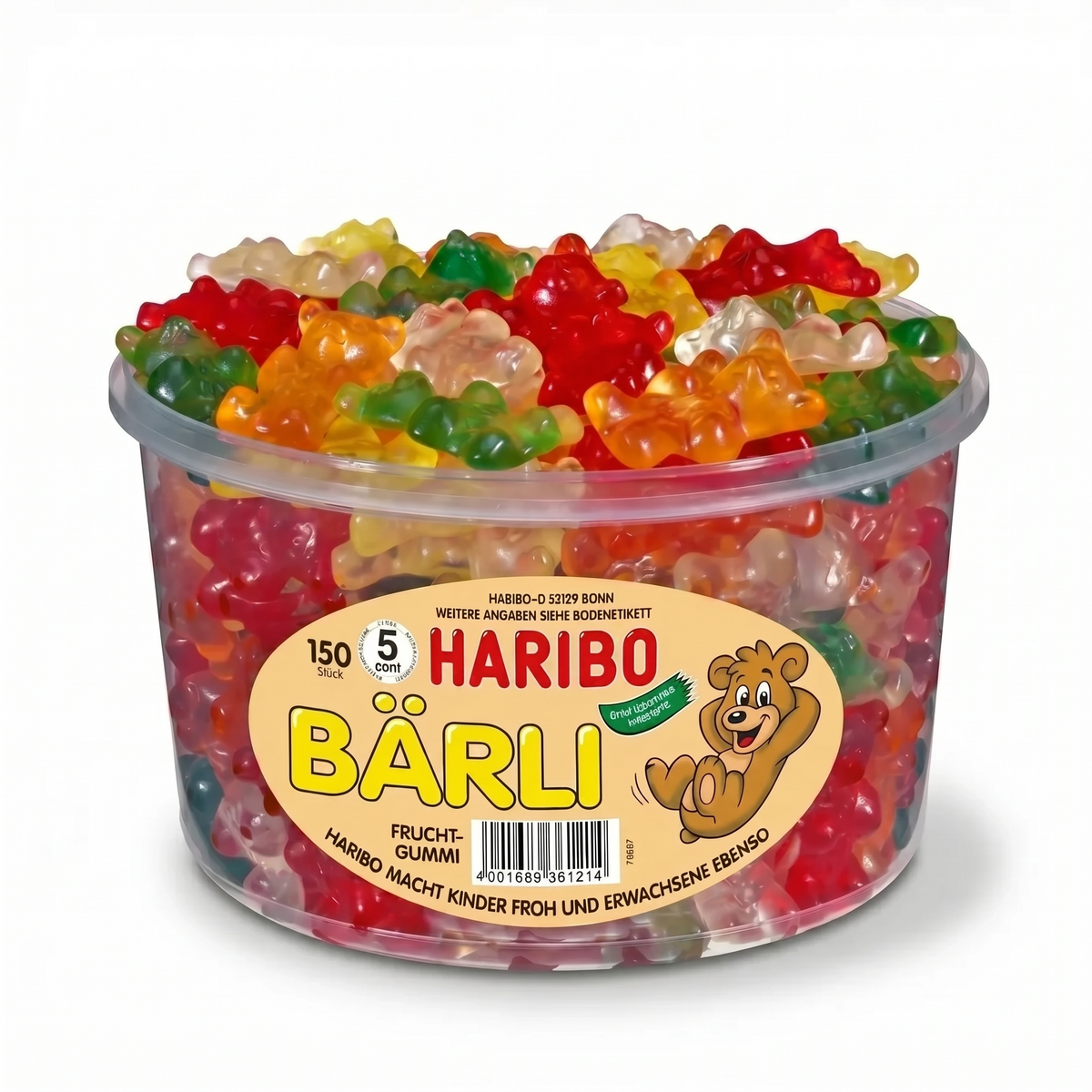 [DEAL] Haribo Silo Bärli 1200 Gram 150 Stuks (import)
