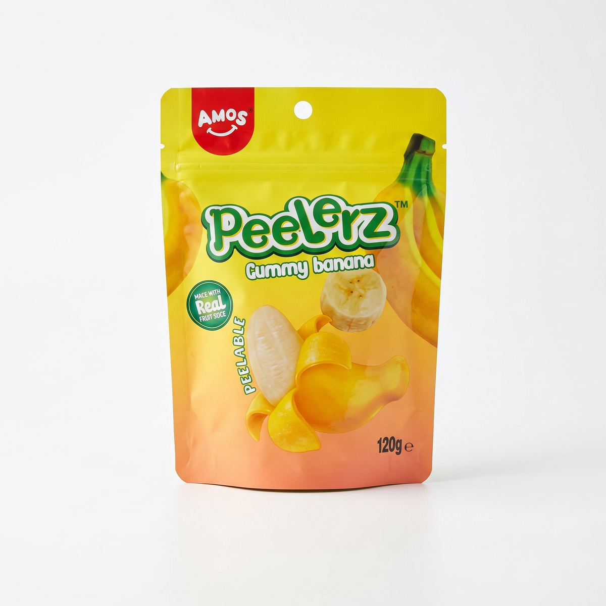 Amos - Peelerz Gummy Banana 120 Gram