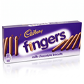 Cadbury - Doigts de chocolat au lait 114 grammes