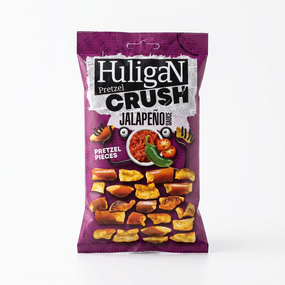 HuligaN - Pretzel Crush Jalapeno 65 Gram
