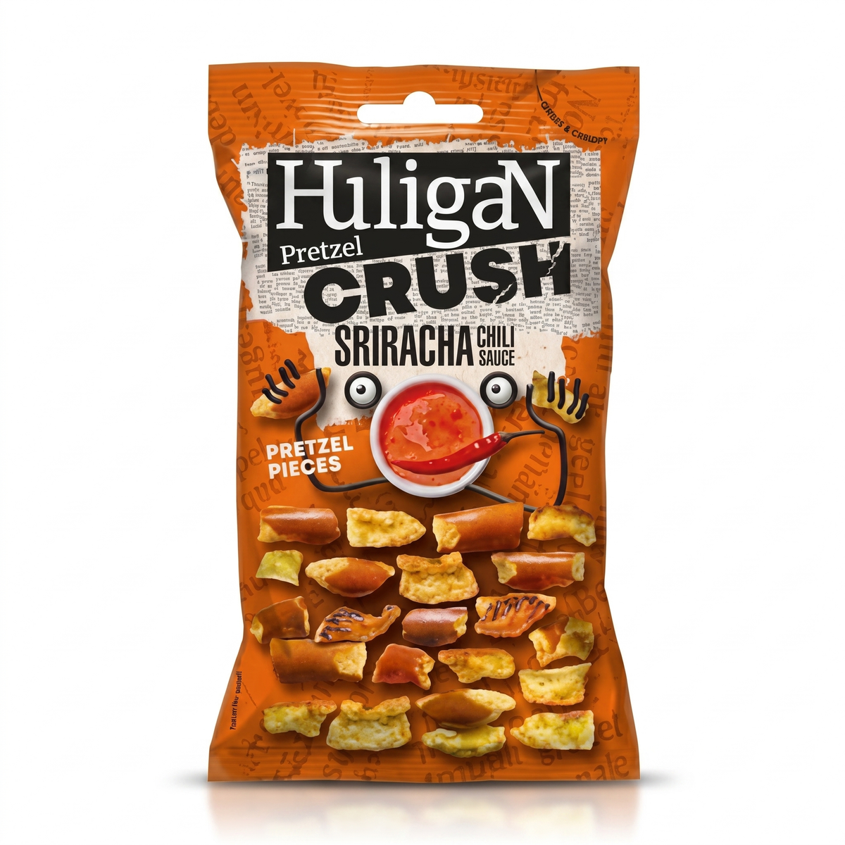HuligaN Pretzel - Crush Sriracha Chilli Sauce 65 Gram