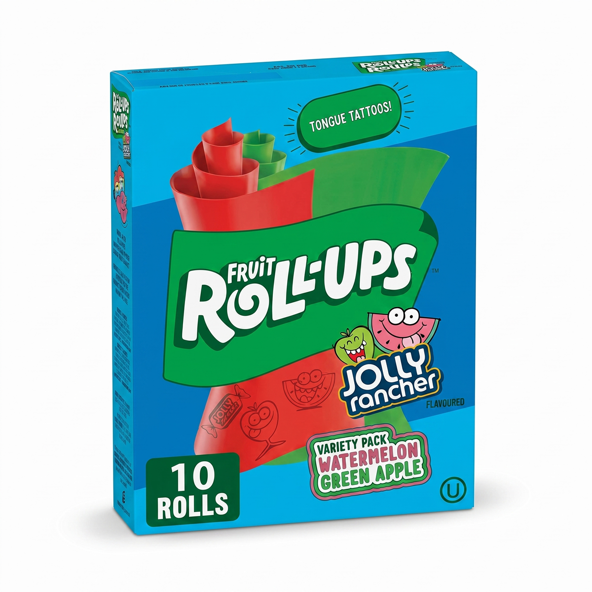 Betty Crocker - Fruit Roll-Ups Jolly Rancher 10-Pack 141 Gram