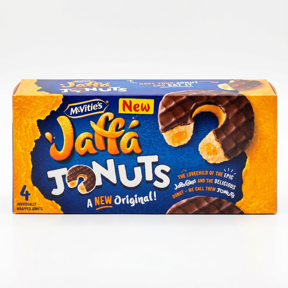 McVitie's - Jaffa Jonuts 4-Pack 172 Gram