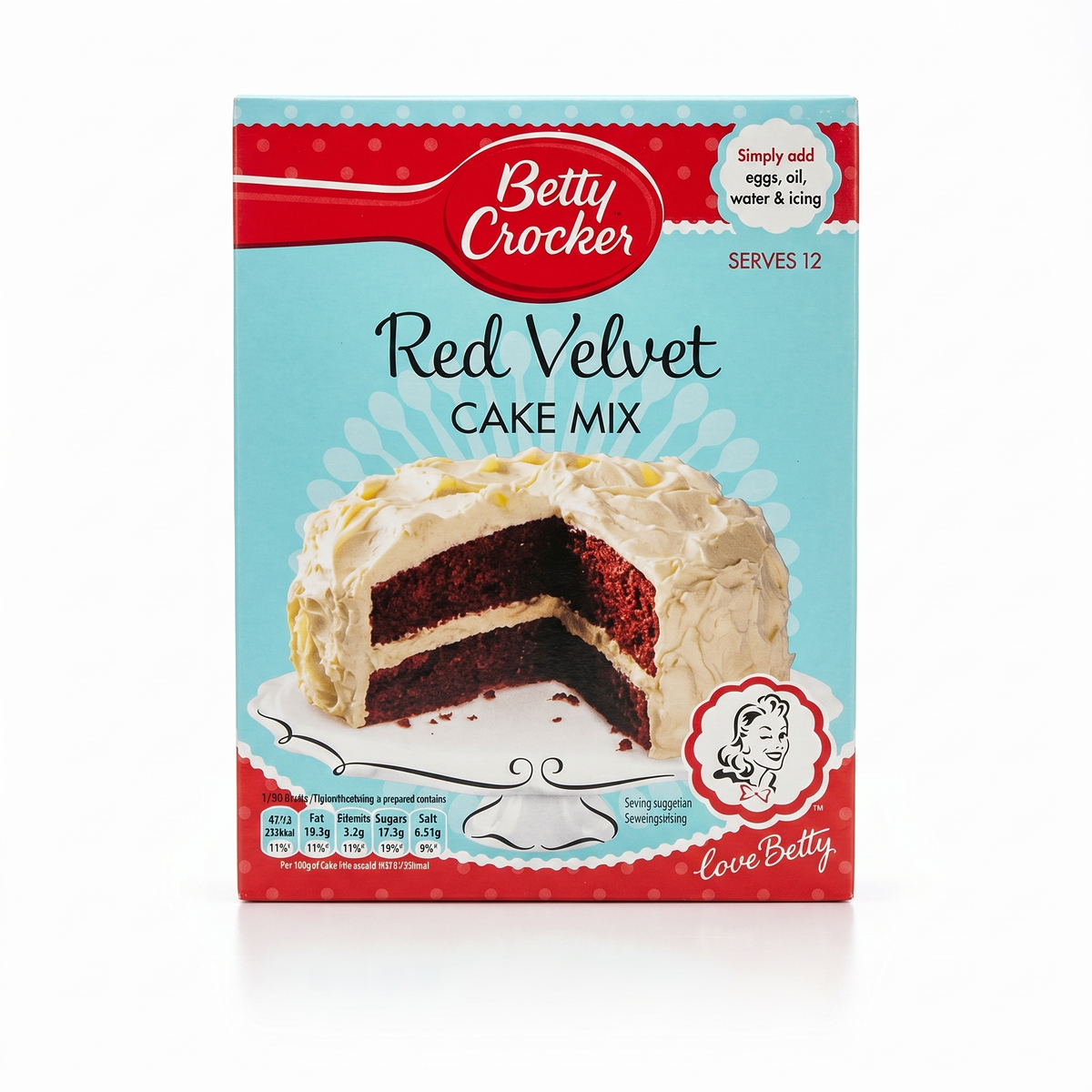 Betty Crocker - Red Velvet Cake Mix (UK Product)