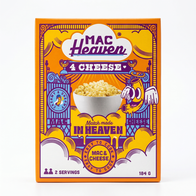 Mac Heaven - Mac & Cheese 4 Käsesorten 184 Gramm