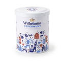 Fortune - Boîte en métal bleu de Delft Wilhelmina remplie de 500 grammes de menthe poivrée
