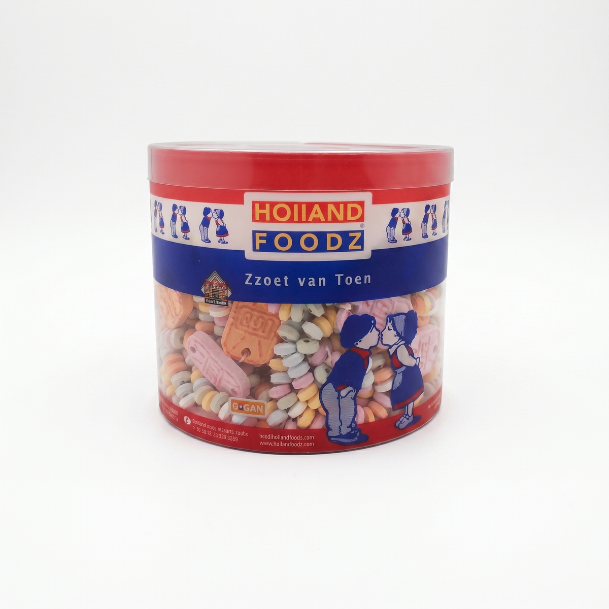 Holland Foodz - Snoep Horloges 60 Stuks