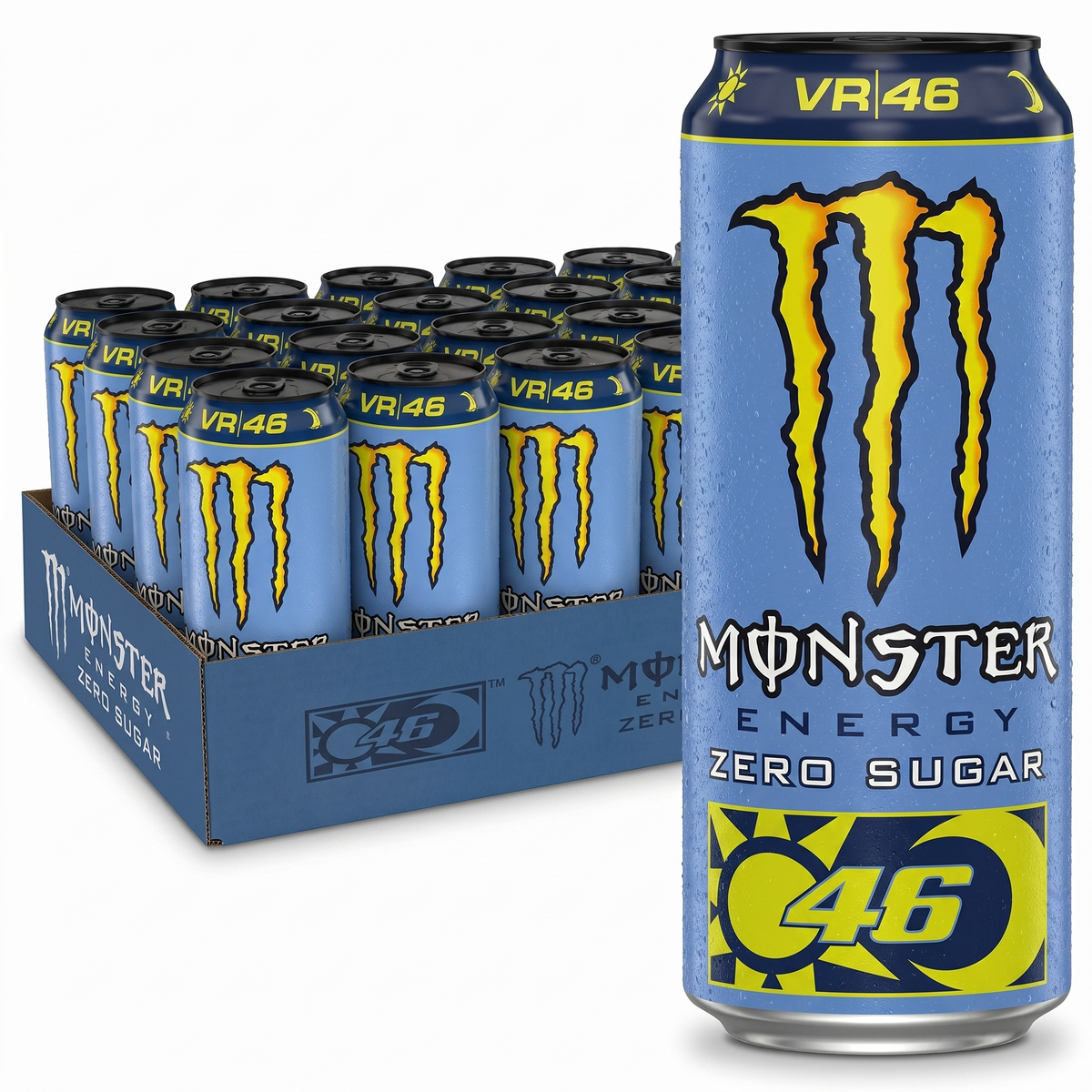 Monster - Valentino Rossi Zero 500ml 12 Canettes