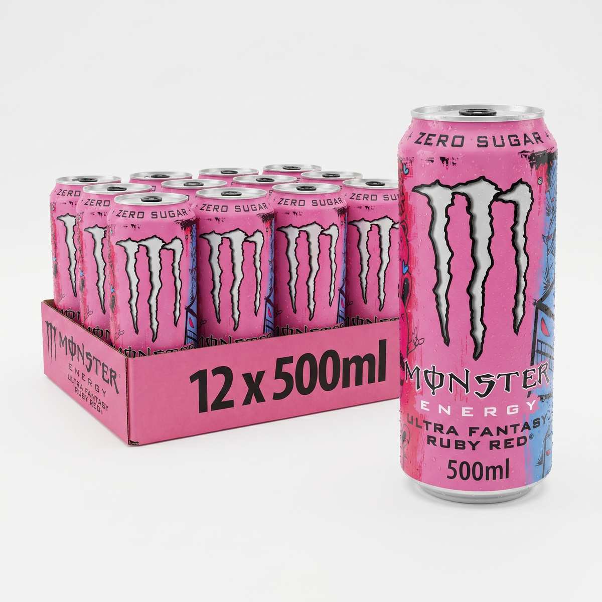 Monster - Ultra Fantasy  Ruby Red 500ml 12 Canettes