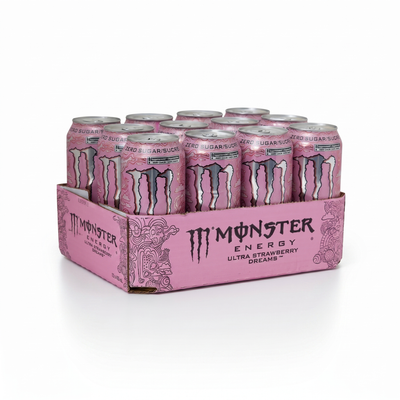 Monster - Ultra Strawberry Dreams 500ml 12 Dosen