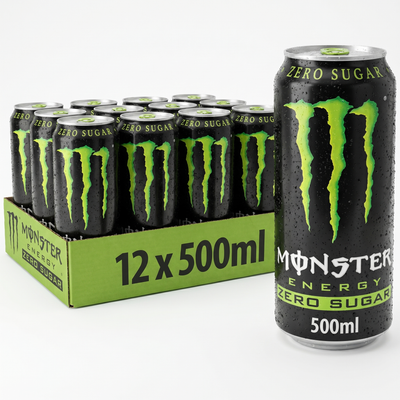 Monster - Original Zero Sugar 500ml 12 Dosen