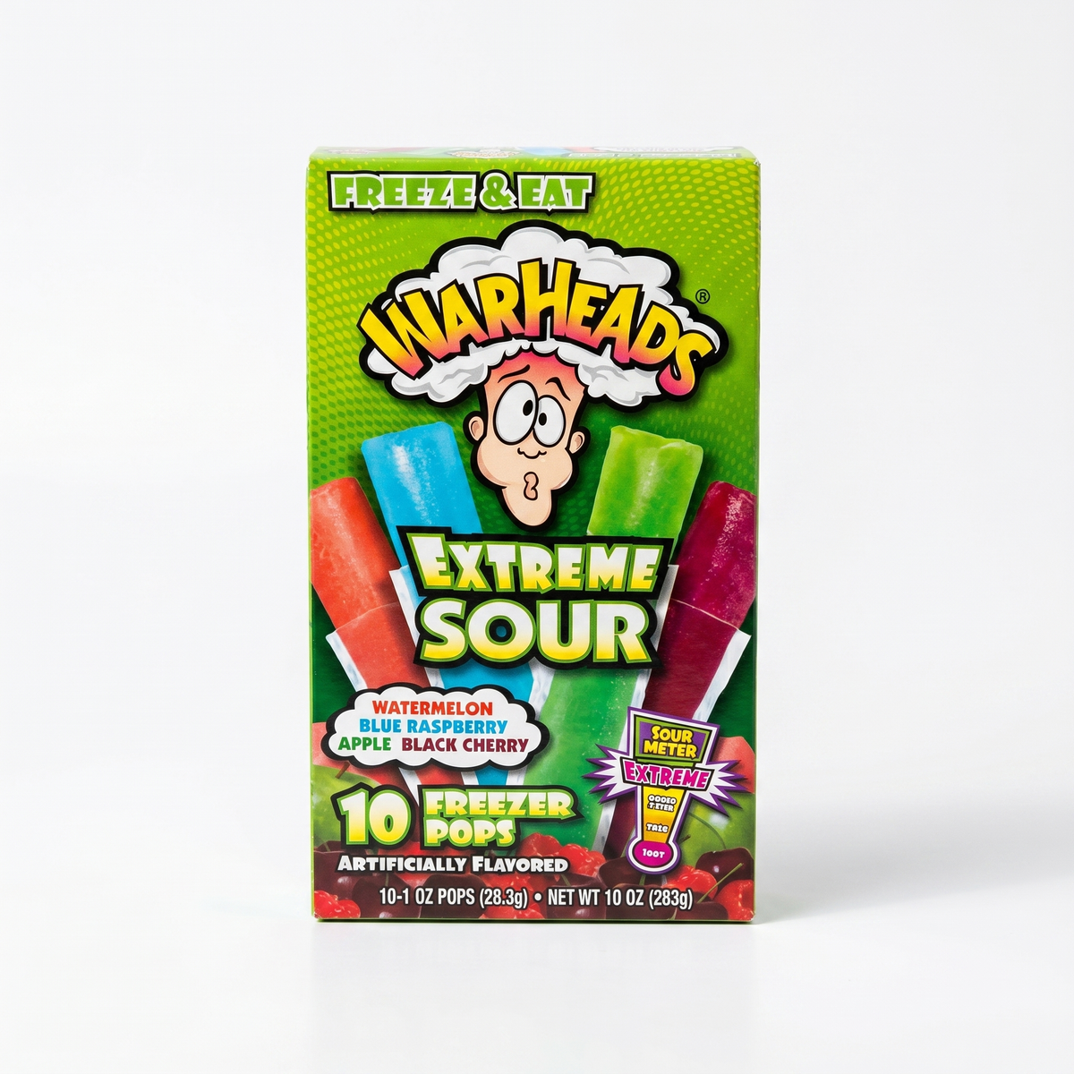 Warheads Freezer Bars 10x28 Gram