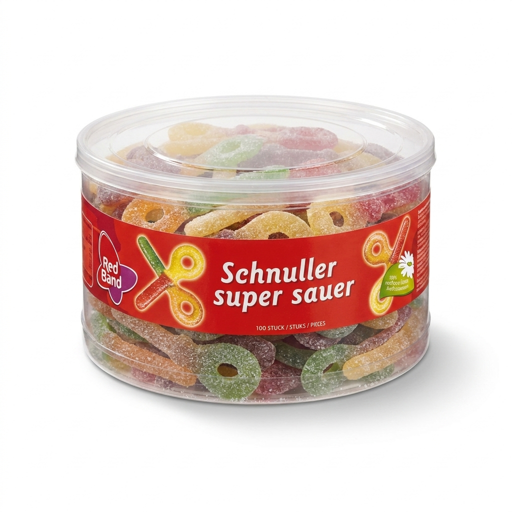 Red Band Silo Zure Sleutels 100 Stück 1200 Gram