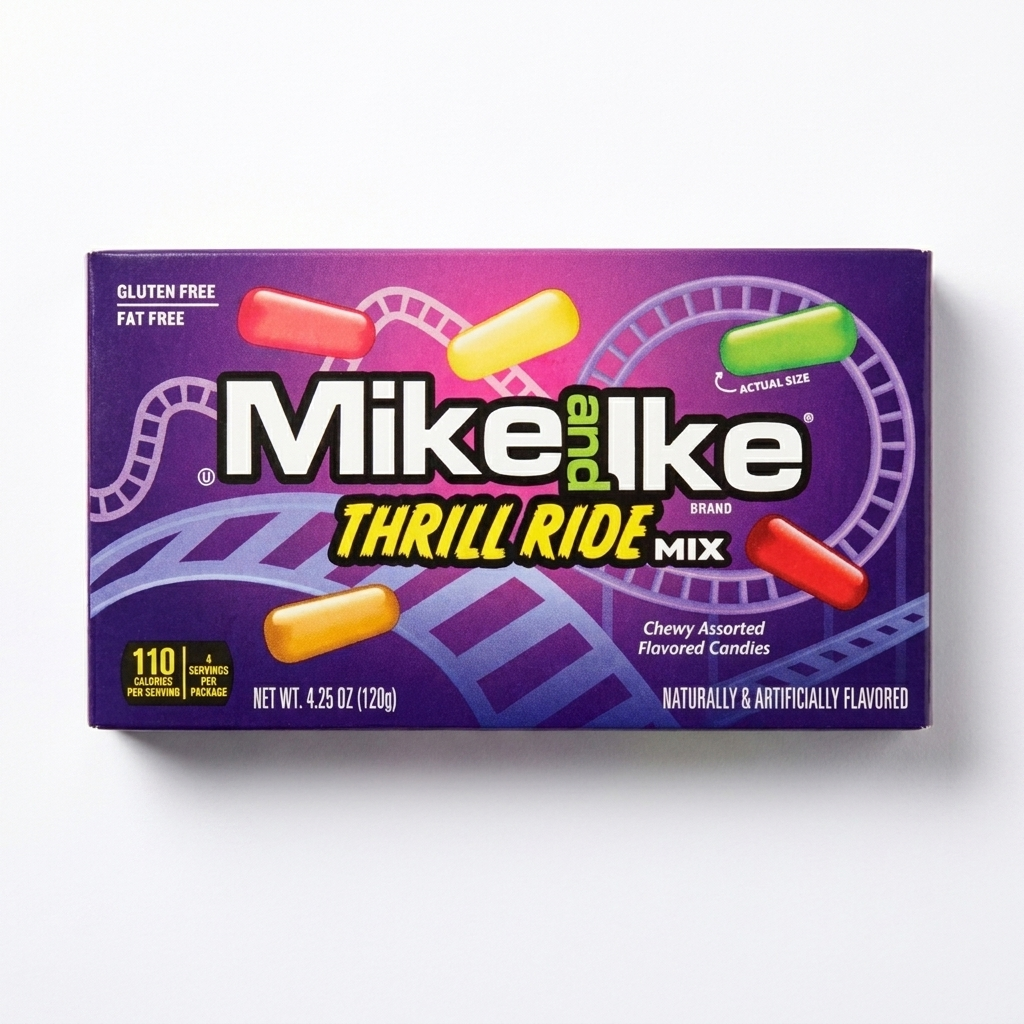 Mike & Ike - Thrill Ride Mix 120 Gram
