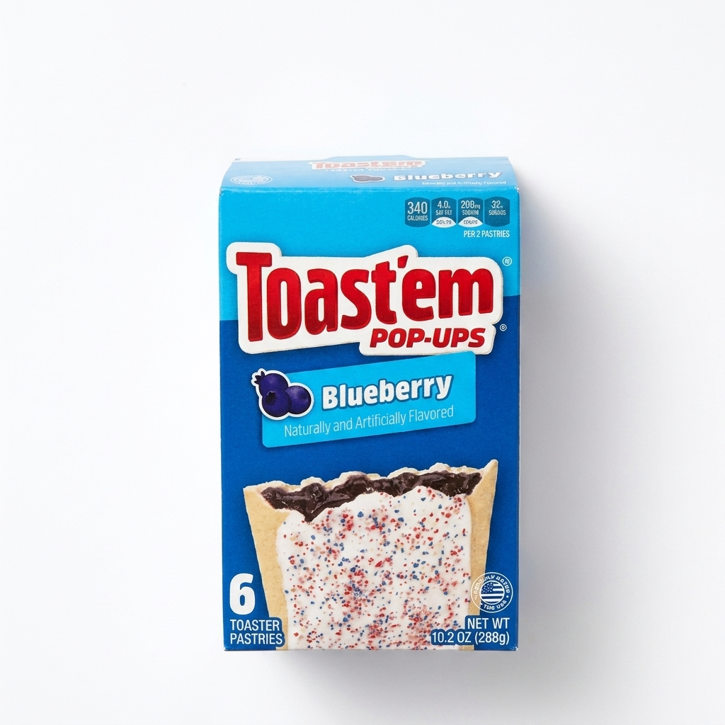 Toast'em POP-UPS - Frosted Blueberry Toaster Pastries 288 Gram